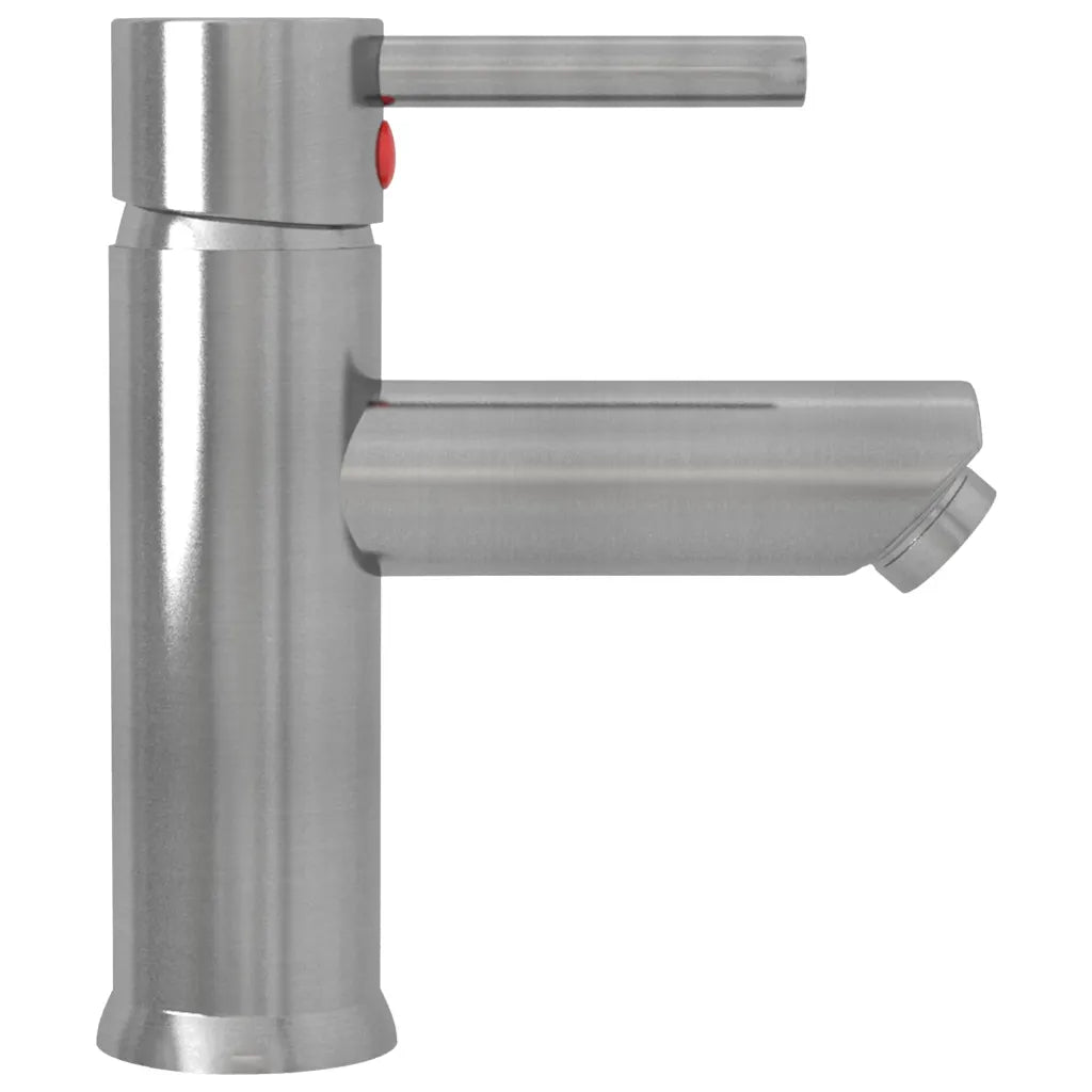 Torneira para lavatório de casa de banho 130x176 mm prata