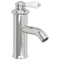vidaXL Torneira para lavatório de casa de banho 130x180 mm cromado