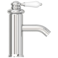 vidaXL Torneira para lavatório de casa de banho 130x180 mm cromado