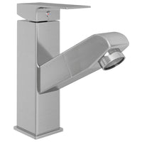 Torneira extraível p/ lavatório casa de banho 157x172 mm prata