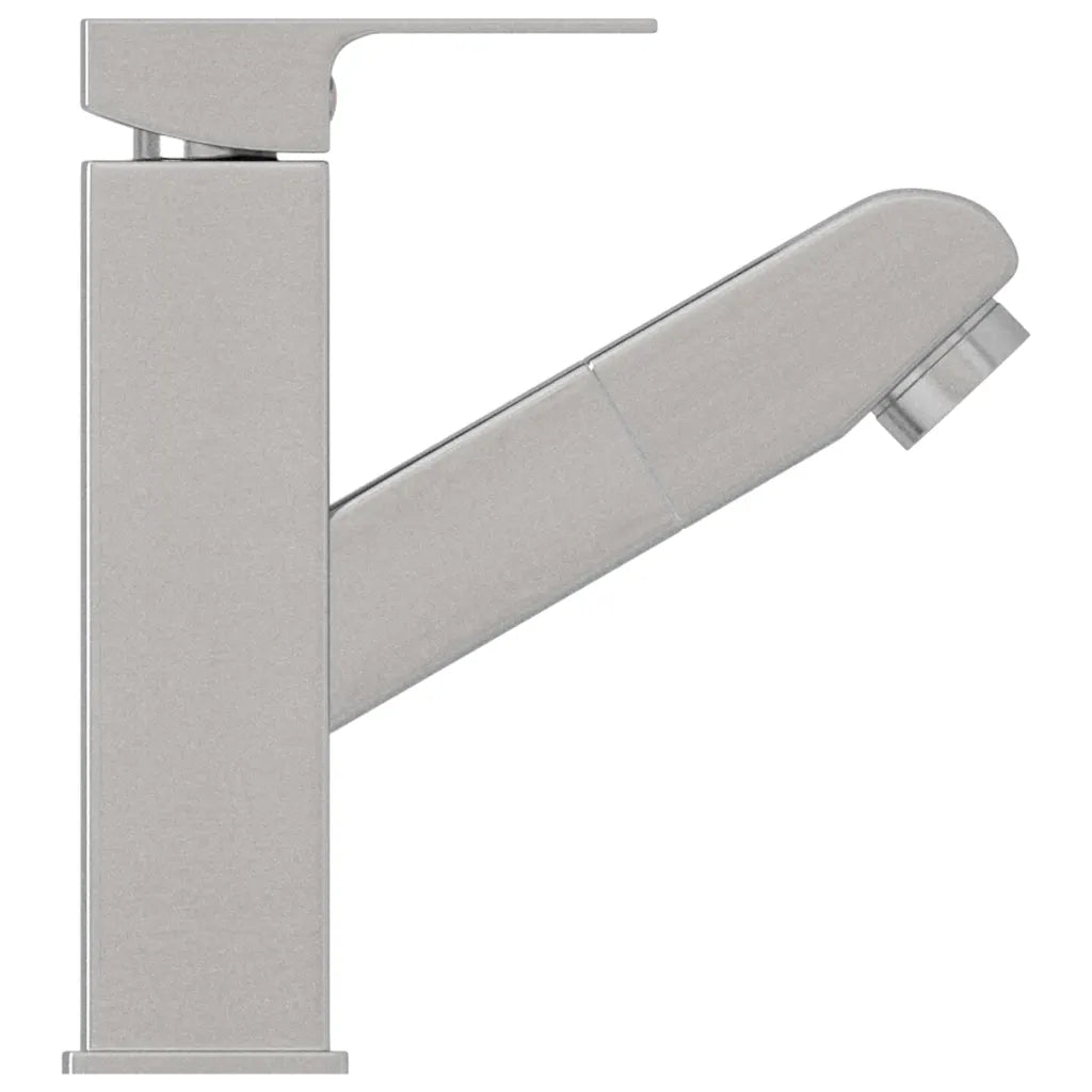 Torneira extraível p/ lavatório casa de banho 157x172 mm prata