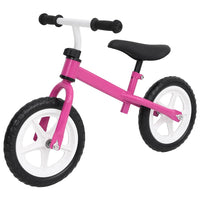 Bicicleta de equilíbrio com rodas de 9,5" rosa