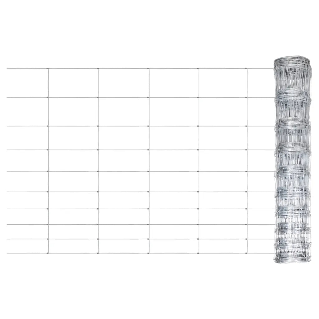 Cerca de jardim 50x1,5 m aço galvanizado