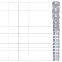 Cerca de jardim 50x1,6 m aço galvanizado