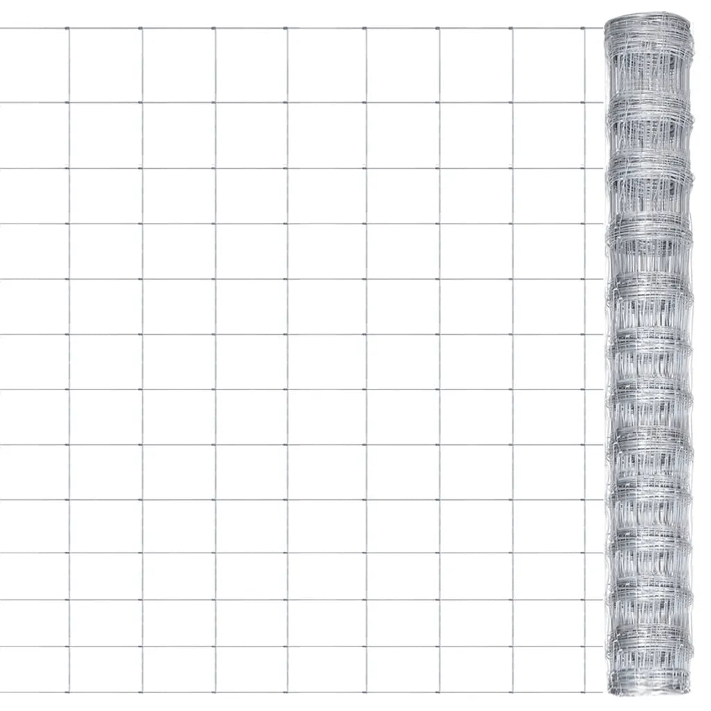 Cerca de jardim 50x1,25 m aço galvanizado