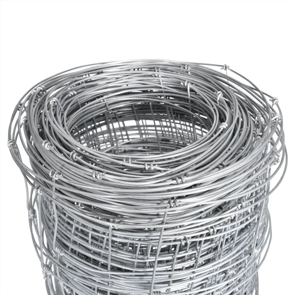 Cerca de jardim 50x1,25 m aço galvanizado