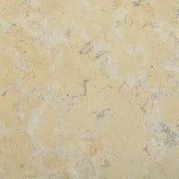 vidaXL Tampo de mesa Ø40x2,5 cm mármore cor creme