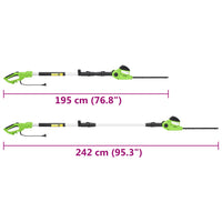 Corta-sebes telescópico elétrico 41 cm 550 W