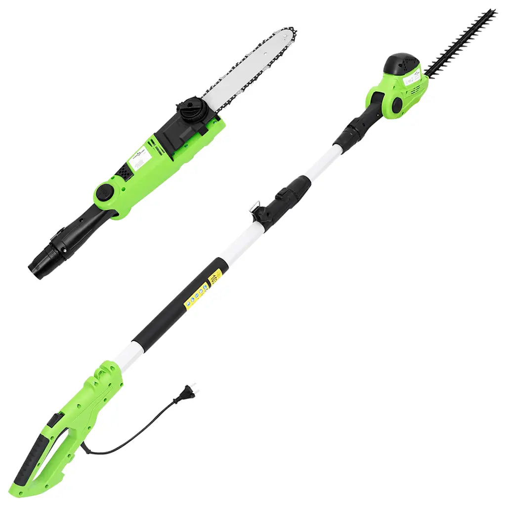 Motosserra telescópica e corta-sebes 25/41 cm 710/550 W
