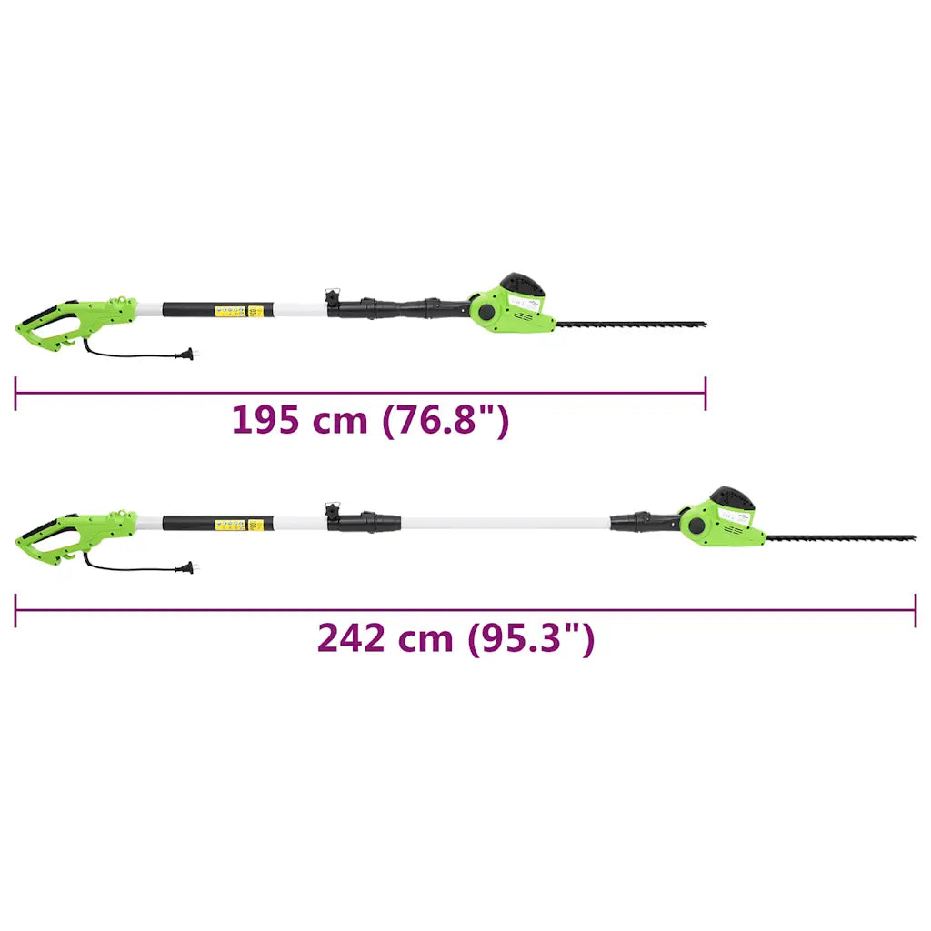 Motosserra telescópica e corta-sebes 25/41 cm 710/550 W