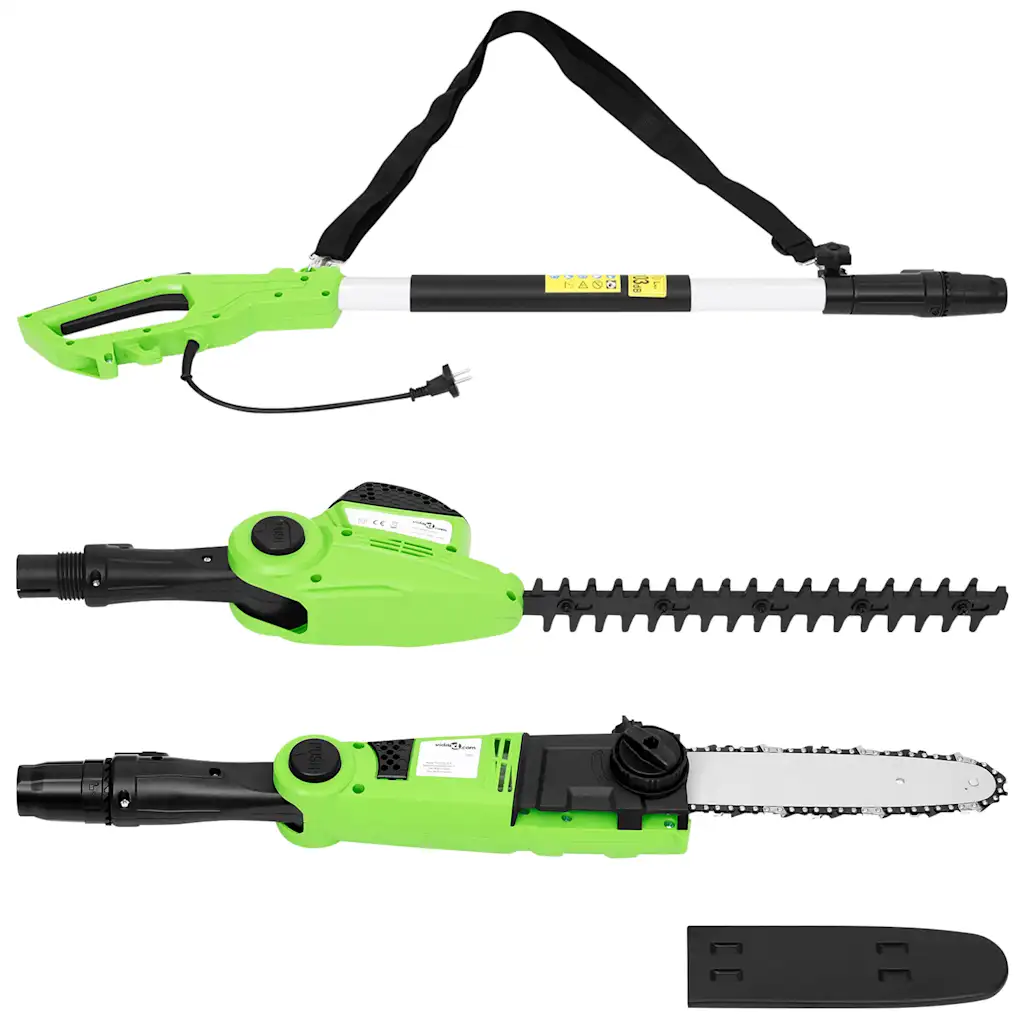 Motosserra telescópica e corta-sebes 25/41 cm 710/550 W