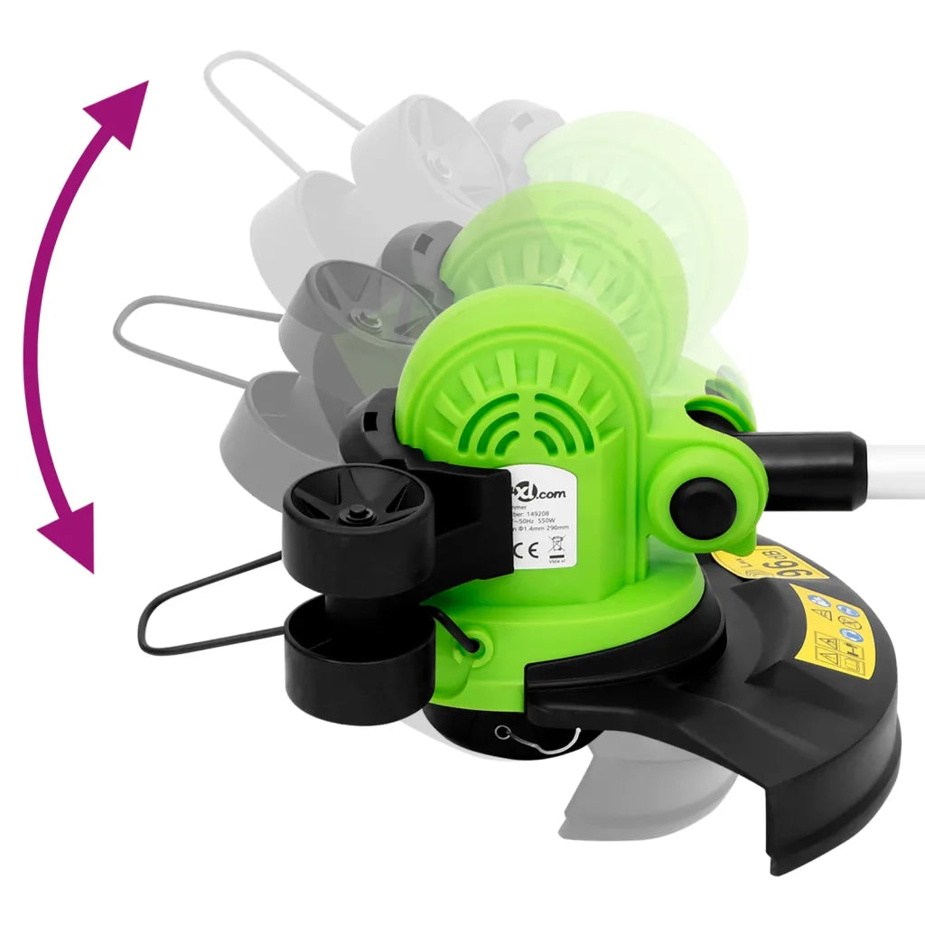 Aparador de relva telescópico elétrico 29 cm 550 W