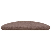 Tapetes de escada autoadesivos 10 peças 56x17x3 cm  claro meia-lua