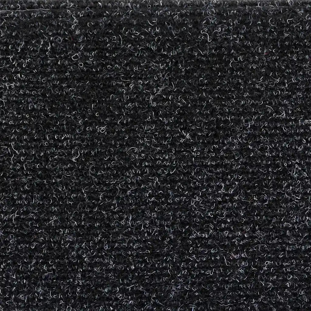 Tapetes de escada autoadesivos 5 peças 56x17x3 cm pretos semicirculares