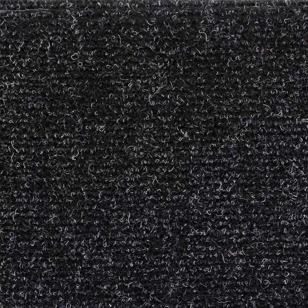 Tapetes de escada autoadesivos 10 peças 56x17x3 cm pretos semicirculares