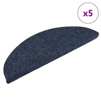 Tapetes de escada autoadesivos 5 peças 56x17x3 cm  meia-lua