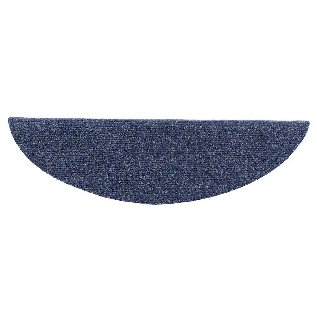 Tapetes de escada autoadesivos 5 peças 56x17x3 cm  meia-lua