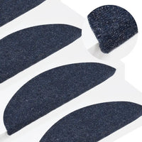 Tapetes de escada autoadesivos 5 peças 56x17x3 cm  meia-lua