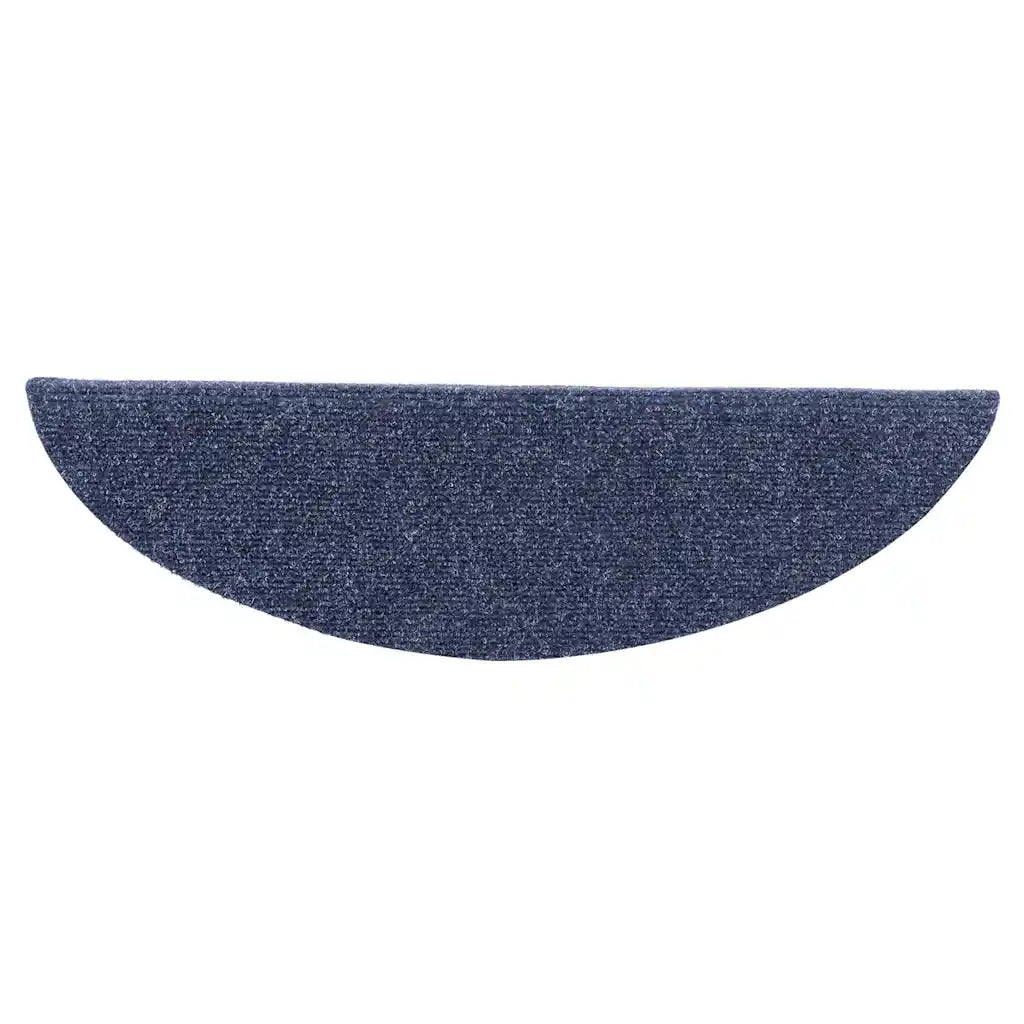 Tapetes de escada autoadesivos 10 peças 56x17x3 cm  meia-lua