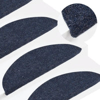 Tapetes de escada autoadesivos 10 peças 56x17x3 cm  meia-lua