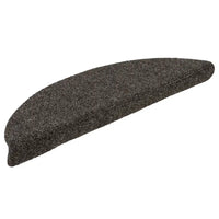 Tapetes de escada autoadesivos 10 peças 56x17x3 cm  meia-lua