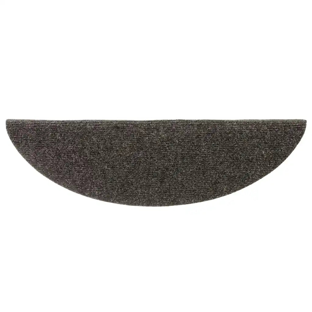Tapetes de escada autoadesivos 10 peças 56x17x3 cm  meia-lua