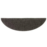 Tapetes de escada autoadesivos 10 peças 56x17x3 cm  meia-lua