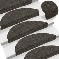 Tapetes de escada autoadesivos 10 peças 56x17x3 cm  meia-lua