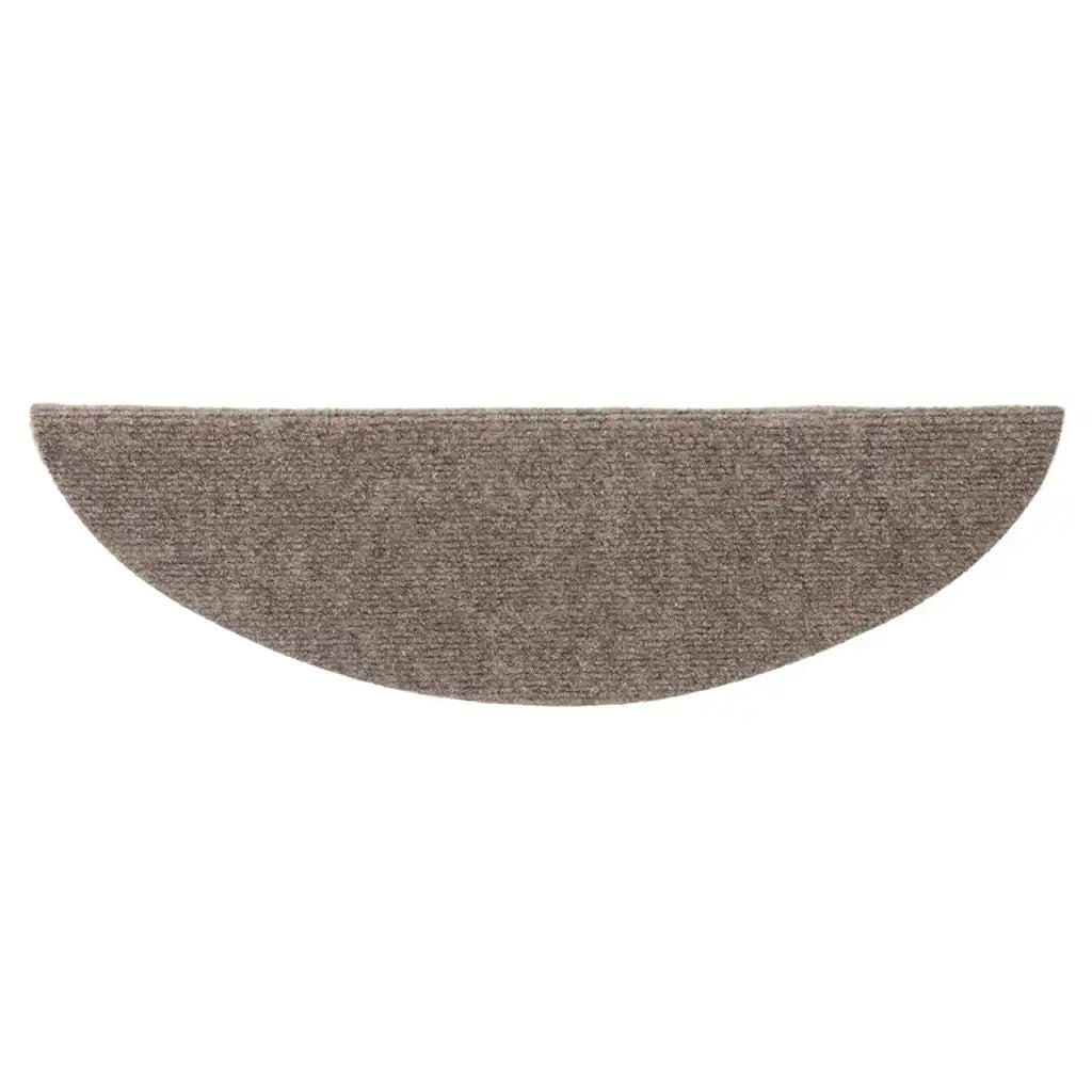 Tapetes de escada autoadesivos 5 peças 56x17x3 cm  semicircular