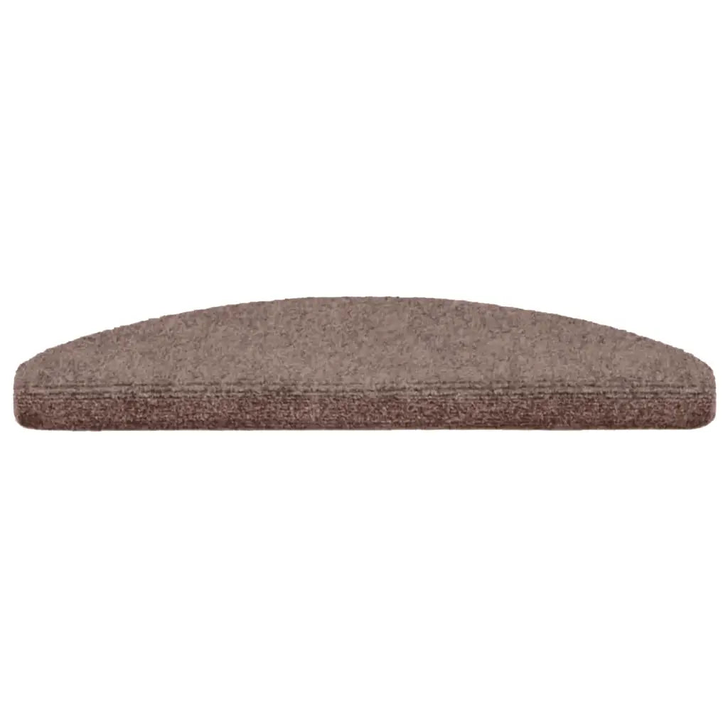 Tapetes de escada autoadesivos 5 peças 65x21x4 cm  claro semicircular grande