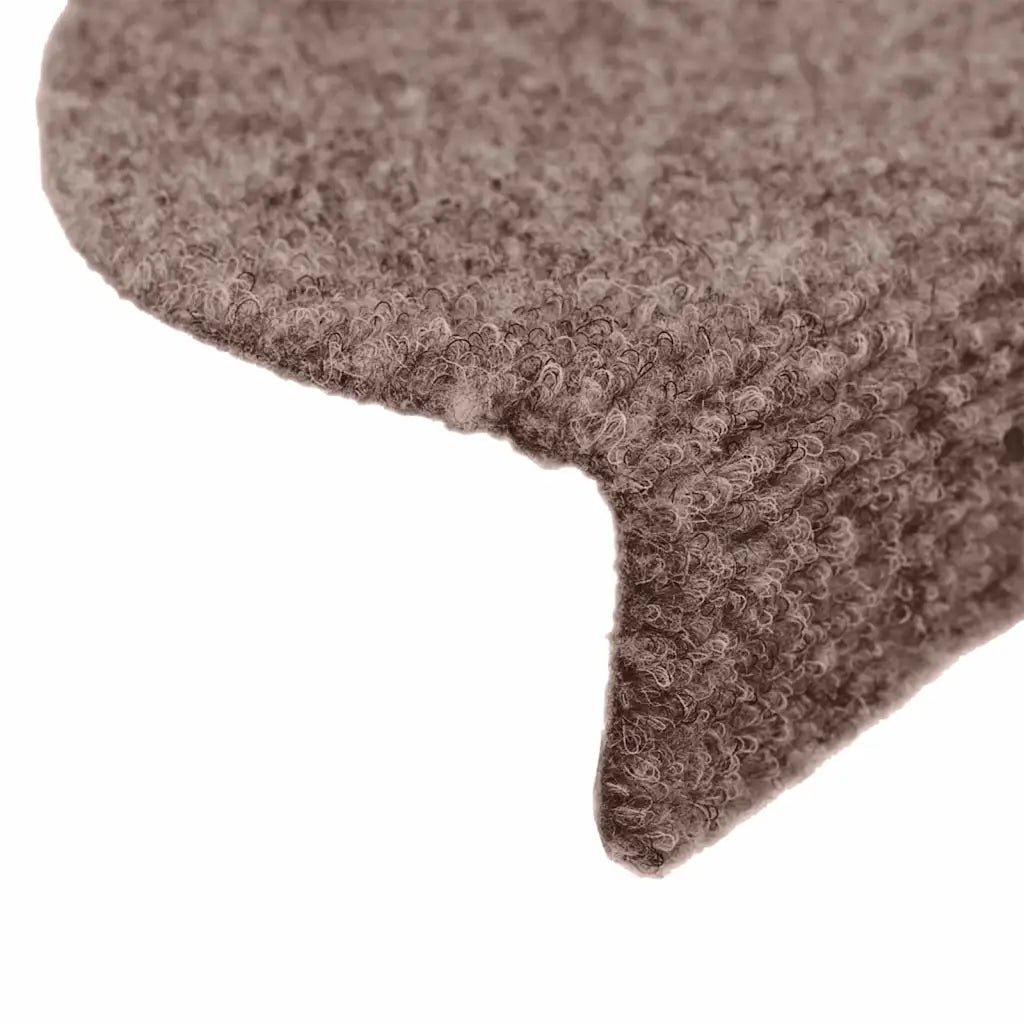 Tapetes de escada autoadesivos 5 peças 65x21x4 cm  claro semicircular grande