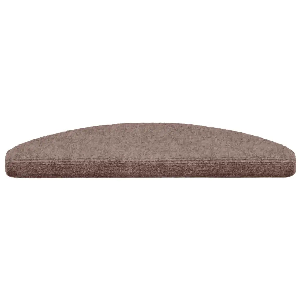 Tapetes de escada autoadesivos 10 peças 65x21x4 cm  claro meia-lua grande