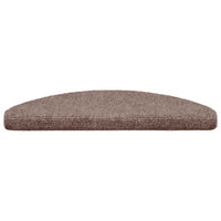 Tapetes de escada autoadesivos 10 peças 65x21x4 cm  claro meia-lua grande