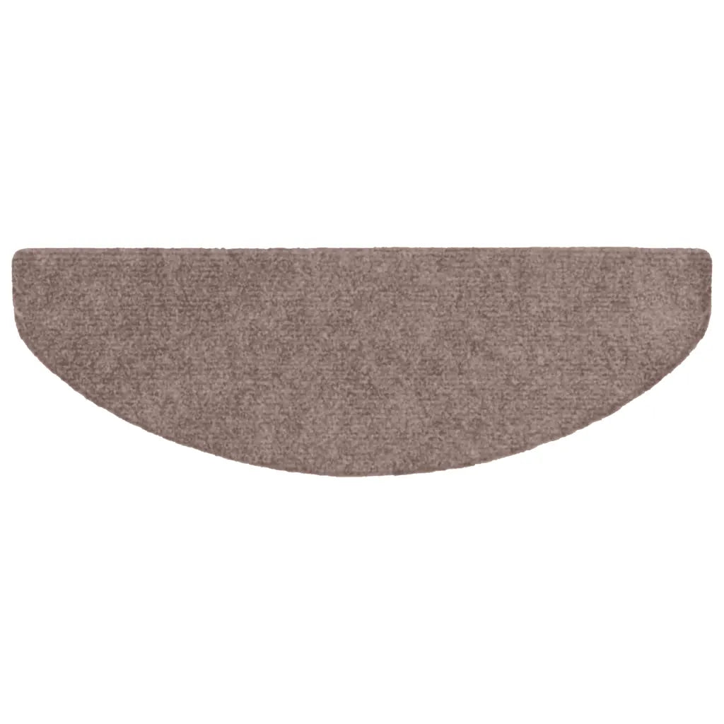 Tapetes de escada autoadesivos 10 peças 65x21x4 cm  claro meia-lua grande