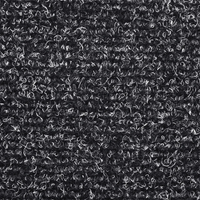 Tapetes de escada autoadesivos 5 peças 65x21x4 cm cinza escuro semicircular grande