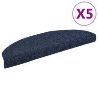 Tapetes de escada autoadesivos 5 peças 65x21x4 cm  semicircular grande