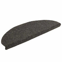 Tapetes de escada autoadesivos 5 peças 65x21x4 cm  semicircular grande
