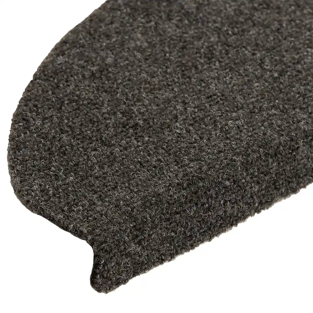 Tapetes de escada autoadesivos 5 peças 65x21x4 cm  semicircular grande