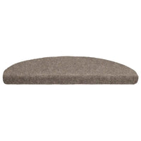 Tapetes de escada autoadesivos 5 peças 65x21x4 cm  semicircular grande