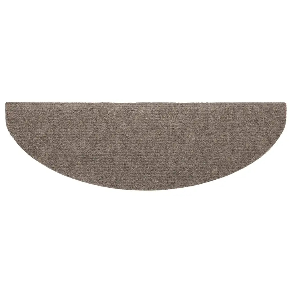 Tapetes de escada autoadesivos 5 peças 65x21x4 cm  semicircular grande