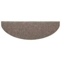 Tapetes de escada autoadesivos 5 peças 65x21x4 cm  semicircular grande