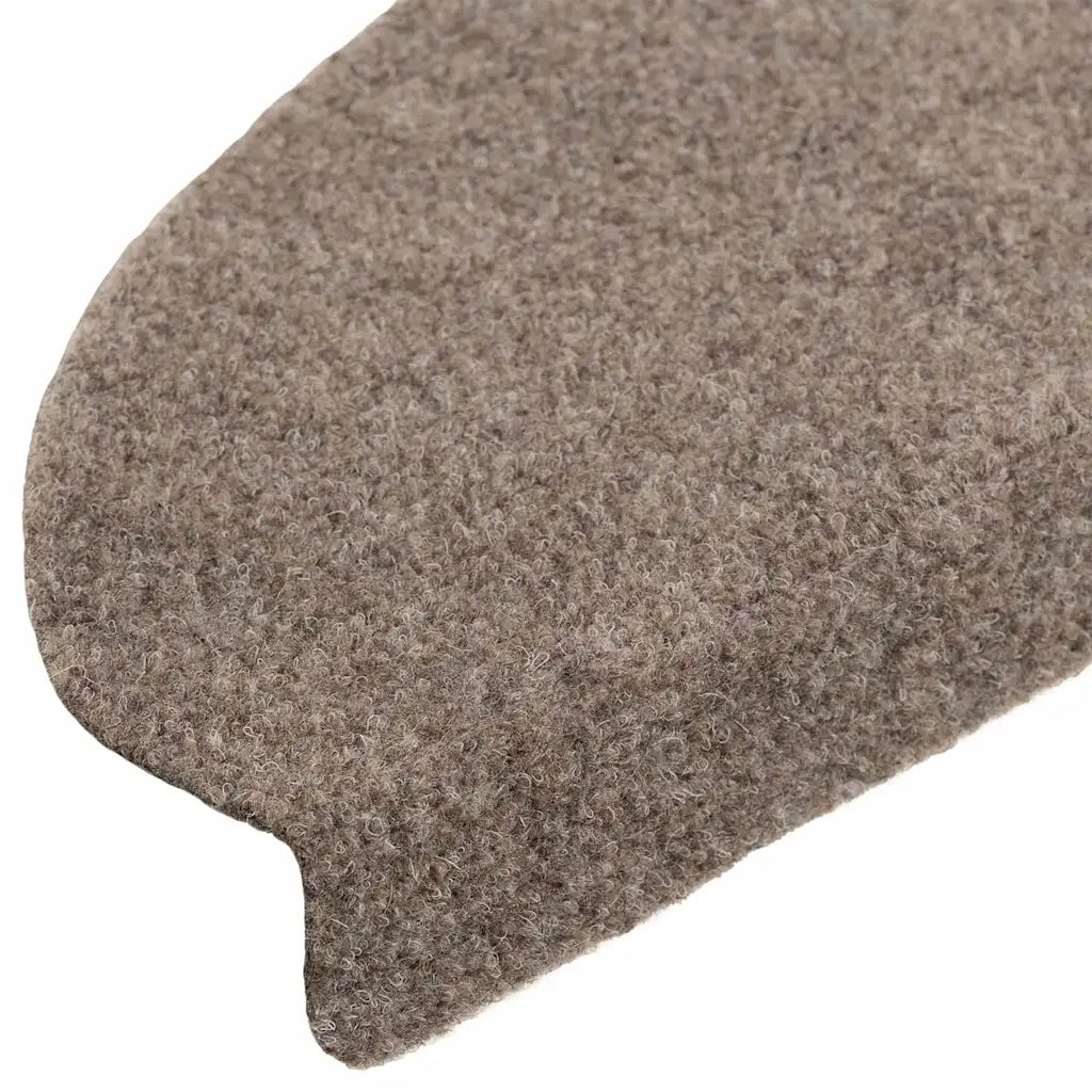 Tapetes de escada autoadesivos 5 peças 65x21x4 cm  semicircular grande