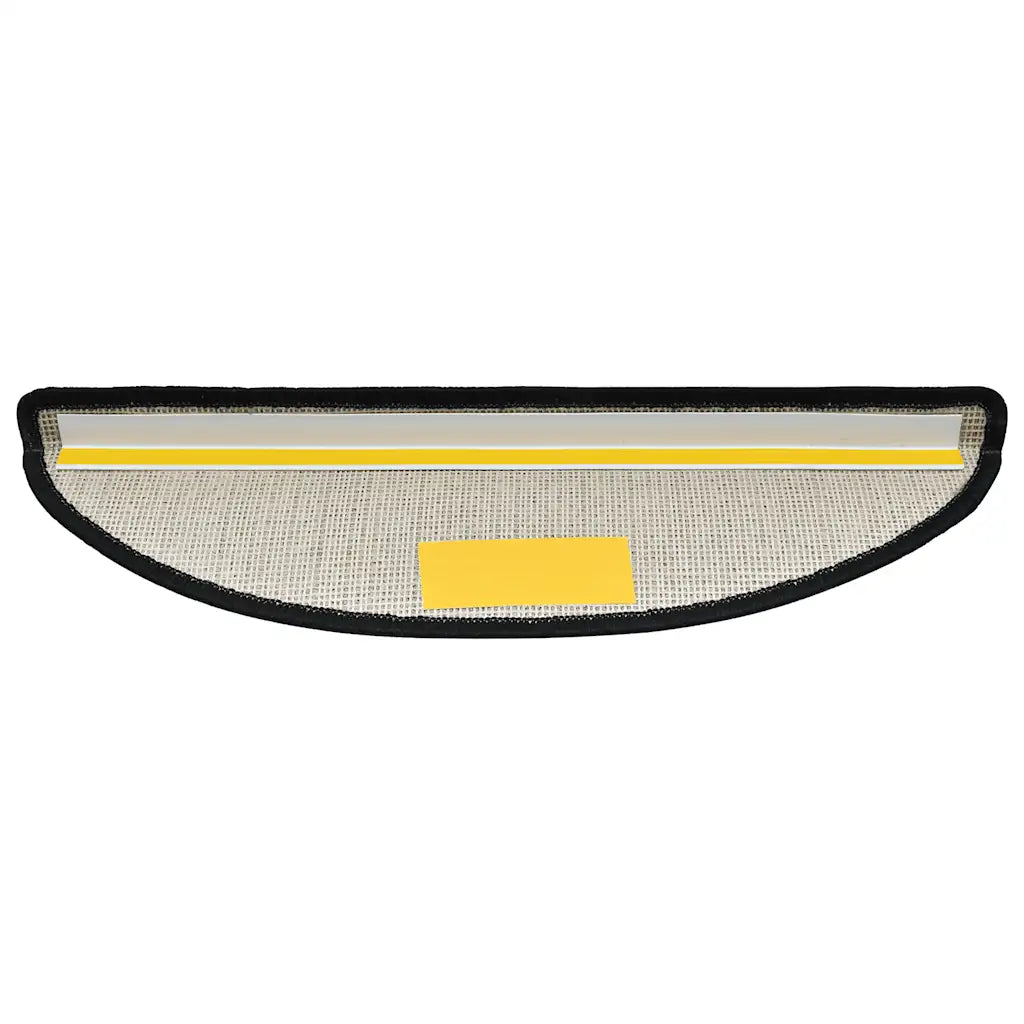 Tapetes de escada 10 peças 56x17x3 cm  semicircular