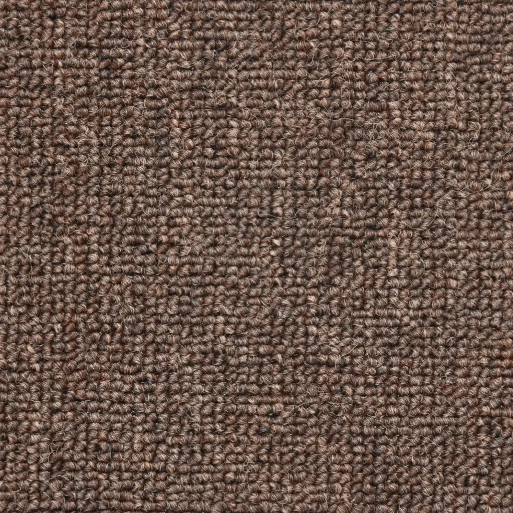 Tapetes de escada 10 peças 56x17x3 cm  café meio redondo