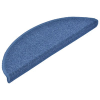 Tapetes de escada 10 peças 56x17x3 cm  semicircular