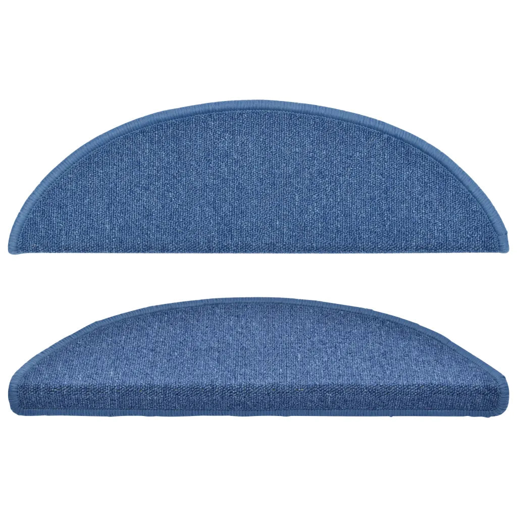 Tapetes de escada 10 peças 56x17x3 cm  semicircular