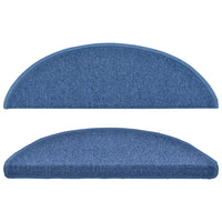 Tapetes de escada 10 peças 56x17x3 cm  semicircular