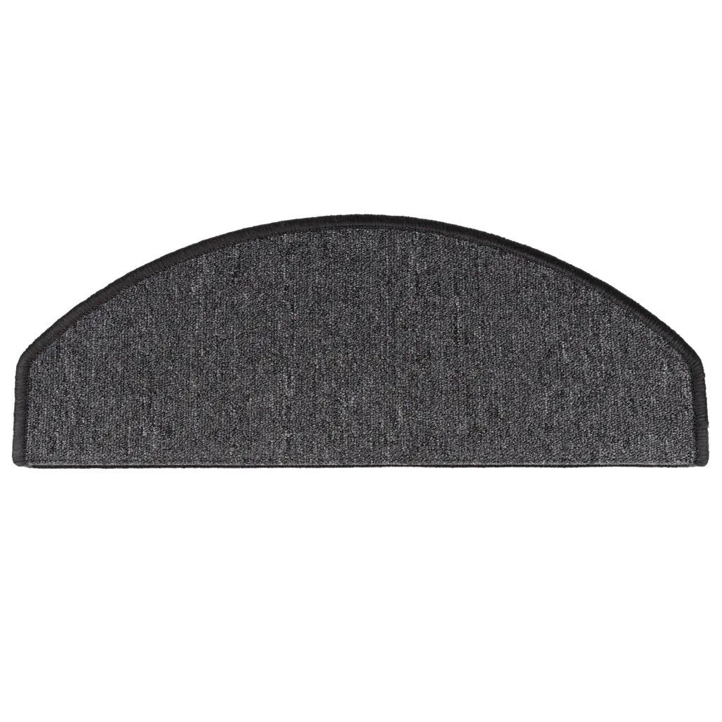 Tapetes de escada 10 peças 65x24x4 cm  meio redondo grande