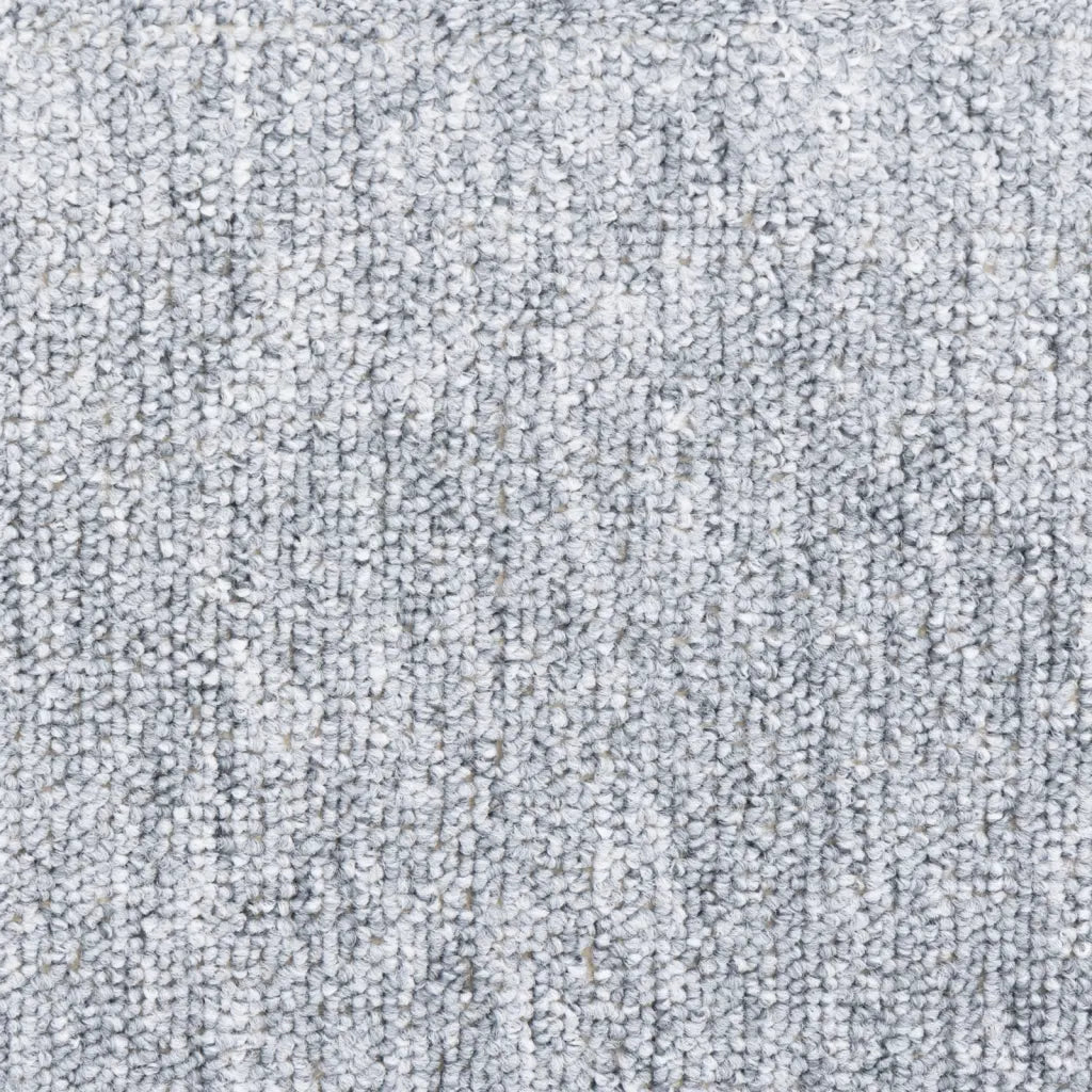 Tapetes de escada 10 peças 65x24x4 cm cinza claro semicircular grande