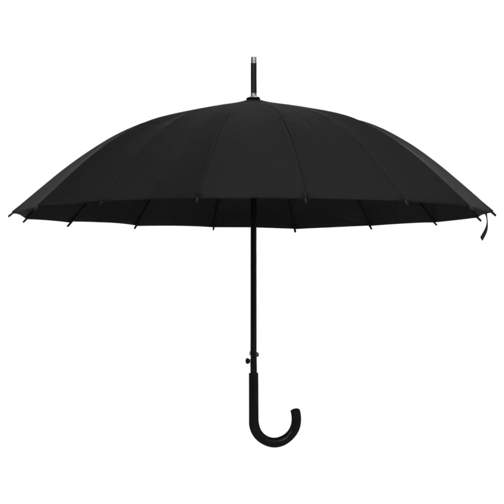 vidaXL Guarda-chuva automático 105 cm preto